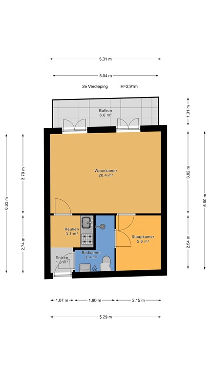 mediumsize floorplan