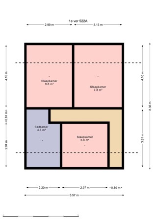 Voordijk 522A, 2993 BE Barendrecht - Voordijk 522A 1e verdieping.jpg