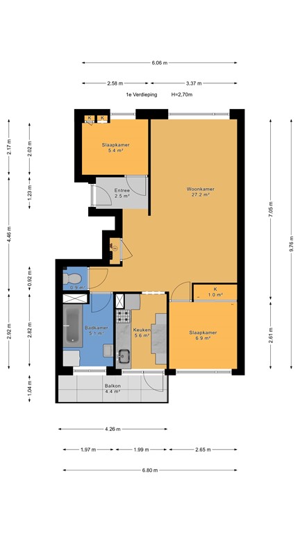 mediumsize floorplan