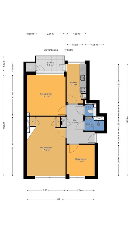 mediumsize floorplan