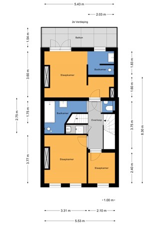 Van Diemenstraat 164, 2518 VG Den Haag - 2e verdieping.jpg