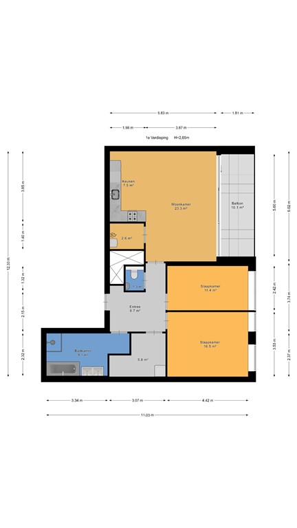 mediumsize floorplan