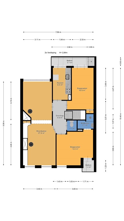 mediumsize floorplan