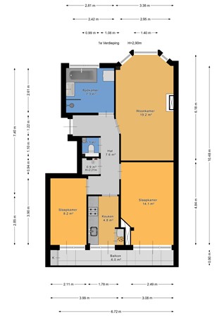 Bennekomstraat 78, 2573 RH Den Haag - 178258156_bennekomstraat_1e_verdieping_first_design_20251020_759d2e.jpg