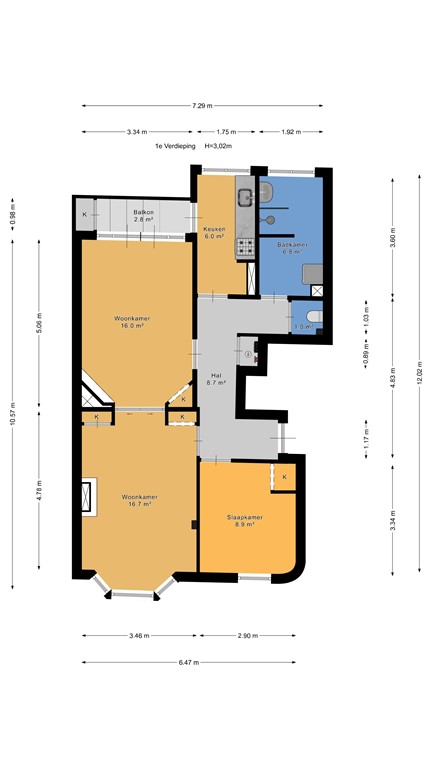 mediumsize floorplan