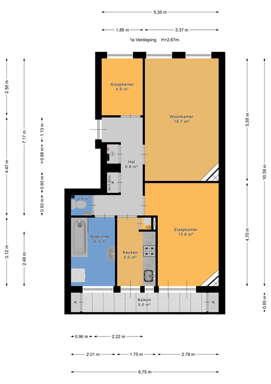 mediumsize floorplan