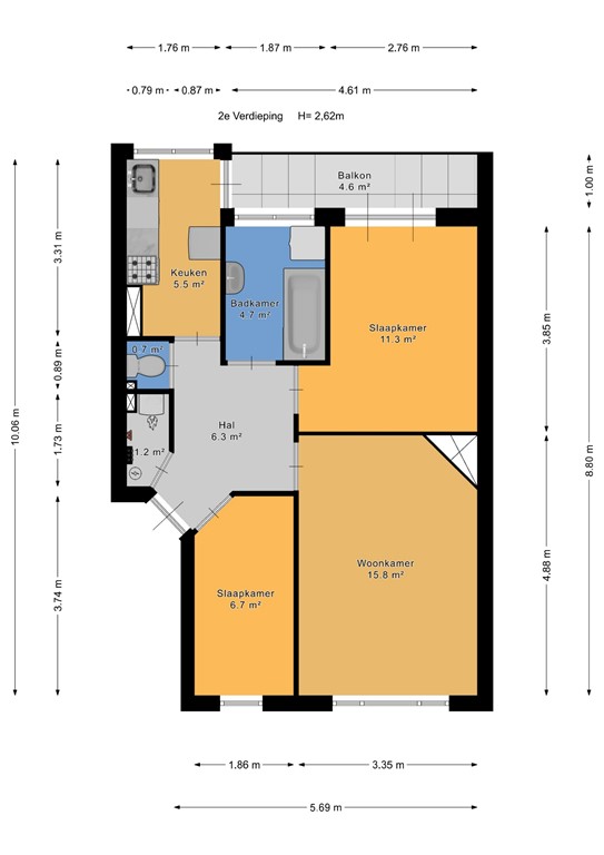 mediumsize floorplan