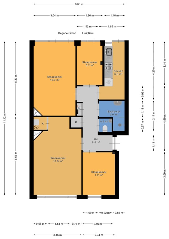 mediumsize floorplan