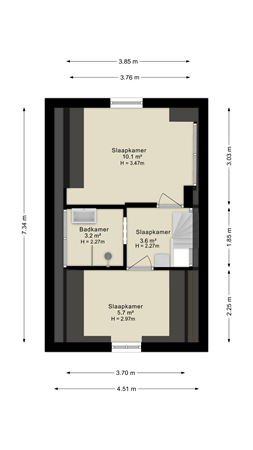 Blankenstraat 171-3, 1018 RX Amsterdam - Vierde verdieping - 2D.png.png