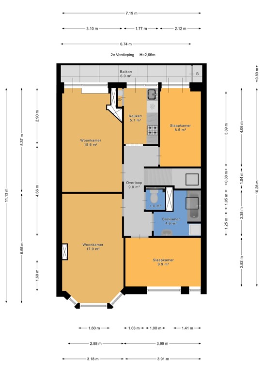 mediumsize floorplan