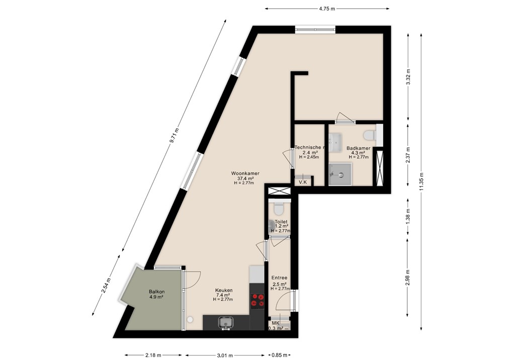 mediumsize floorplan