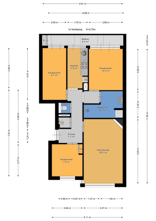 mediumsize floorplan