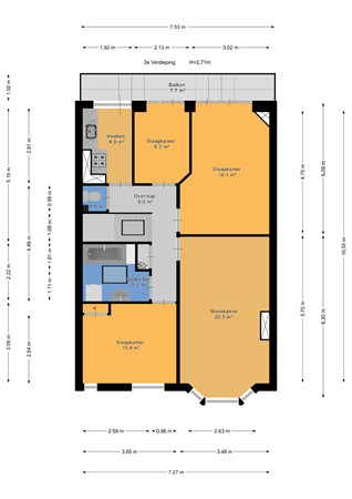 Volkerakstraat 21, 2595 VD Den Haag - 180440122_volkerakstraat_2e_verdieping_first_design_20251216_67d460.jpg