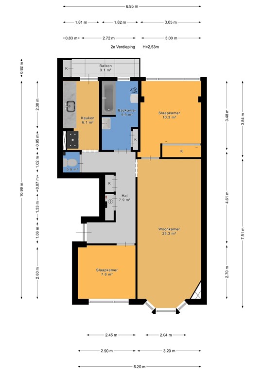 mediumsize floorplan