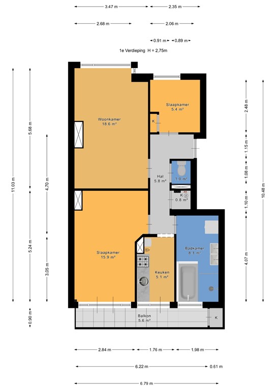 mediumsize floorplan