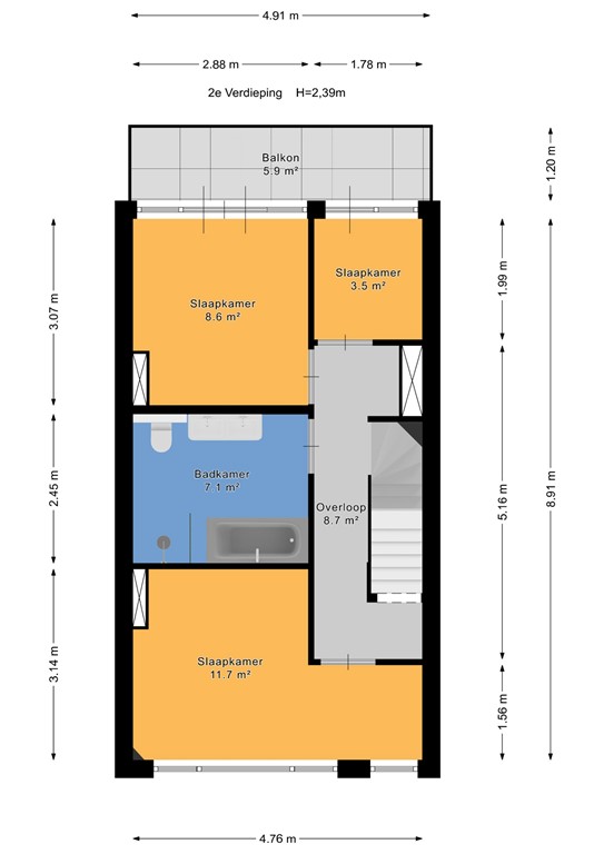 mediumsize floorplan