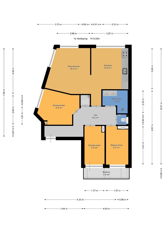 mediumsize floorplan
