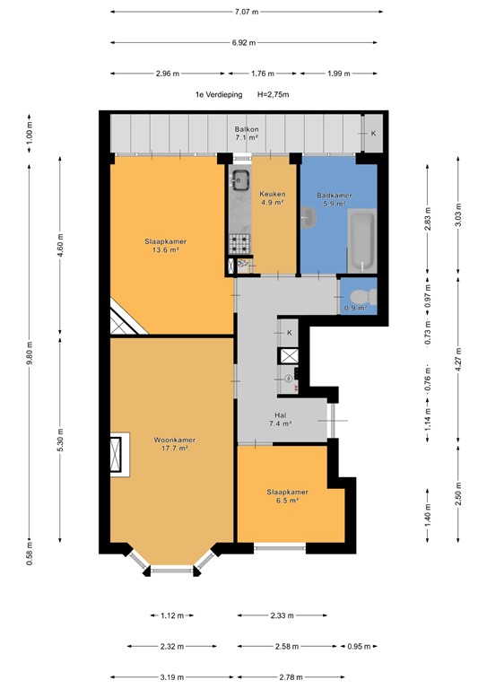 mediumsize floorplan