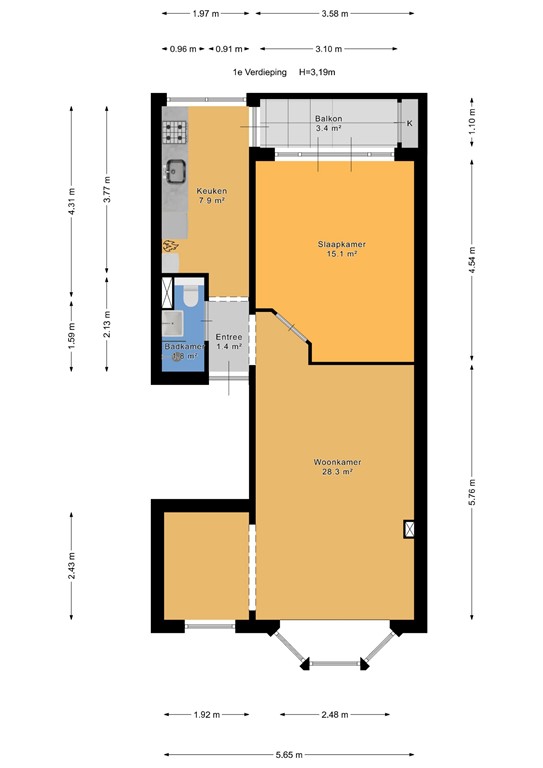 mediumsize floorplan