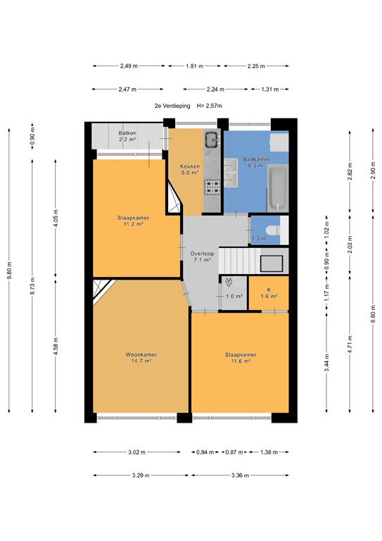 mediumsize floorplan