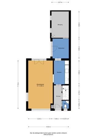 Floorplan - Ericalaan 44, 8411 VK Jubbega