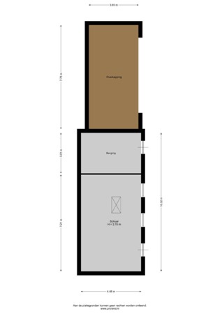 Floorplan - De Buorren 56, 8408 HN Lippenhuizen