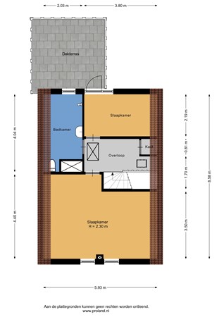 Floorplan - Wabbe Wissesstrjitte 22, 8401 RD Gorredijk