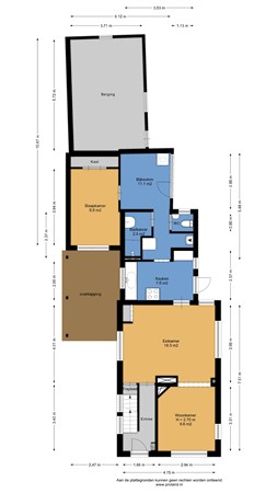Floorplan - Jogchem Alberdaweg 64, 8411 WE Jubbega