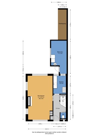 Floorplan - Ikewei 7, 9247 AH Ureterp