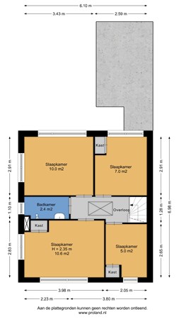 Floorplan - Ikewei 7, 9247 AH Ureterp