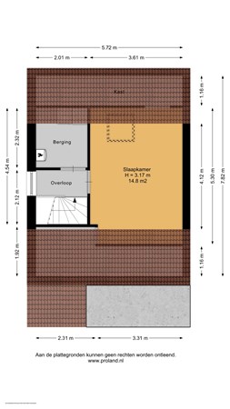 Floorplan - Tsjotter 11, 8401 MT Gorredijk