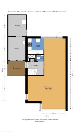 Floorplan - Tsjotter 11, 8401 MT Gorredijk