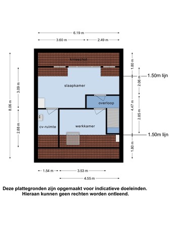 Floorplan - Rogaland 4, 2905 AR Capelle aan den IJssel