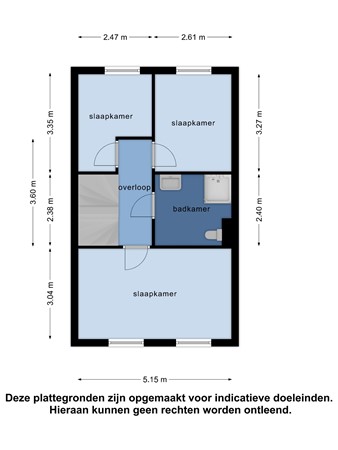 Floorplan - Bamburgh 59, 2761 MH Zevenhuizen