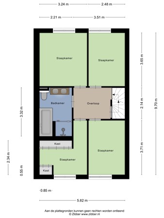 Floorplan - Heidekruid 12, 3068 RV Rotterdam