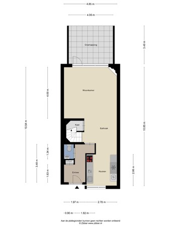 Floorplan - Menkemastraat 55, 2532 TE Den Haag