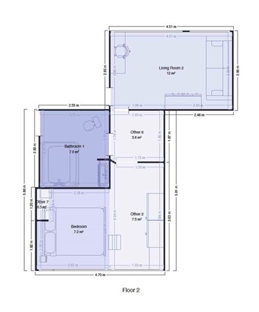 Floorplan - Duindoorn 25, 3068 MG Rotterdam