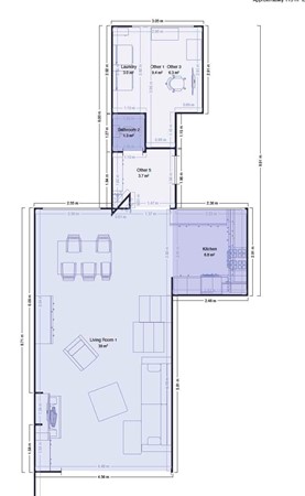 Floorplan - Duindoorn 25, 3068 MG Rotterdam