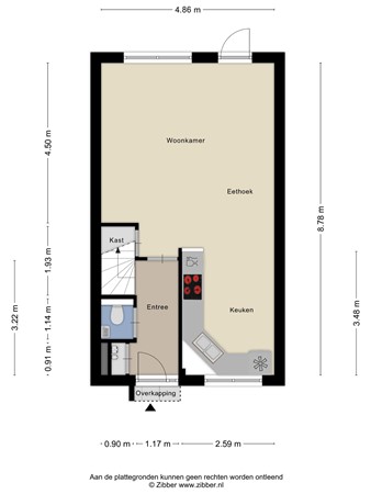 Floorplan - Charlie Parkersingel 47, 3069 XR Rotterdam