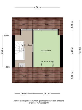 Floorplan - Charlie Parkersingel 47, 3069 XR Rotterdam