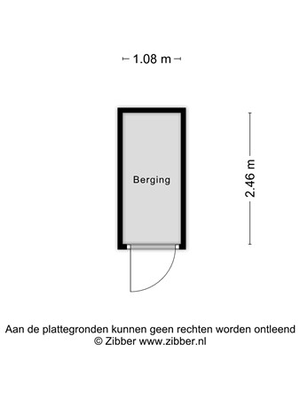 Floorplan - Rhodoshof 3, 3059 XM Rotterdam