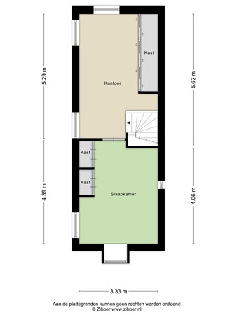 Floorplan - Rhodoshof 3, 3059 XM Rotterdam