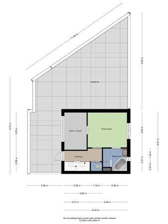 Floorplan - Laan van Avant-Garde 234, 3059 RA Rotterdam