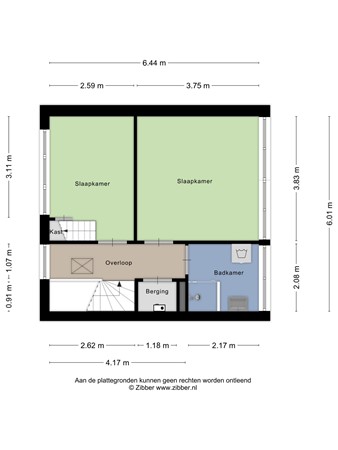 Floorplan - Laan van Avant-Garde 234, 3059 RA Rotterdam