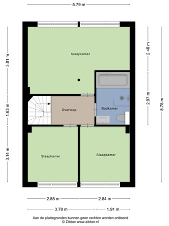 Floorplan - Fioringras 38, 3068 PE Rotterdam