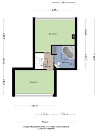 Floorplan - Duindoorn 25, 3068 MG Rotterdam