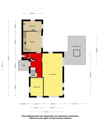 Floorplan - Thijstraat 23, 7596 KH Rossum
