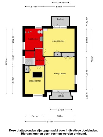 Floorplan - Thijstraat 23, 7596 KH Rossum