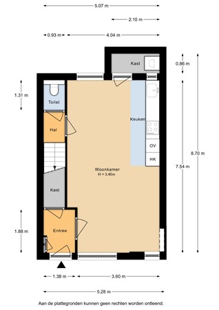 Achterstraat 7, 3441 EG Woerden - Achterstraat 7_Begane grond - 2D.jpg