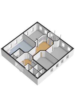 Spoorlaan 31A, 3645 EK Vinkeveen - Spoorlaan 31_Begane Grond_3D.jpg